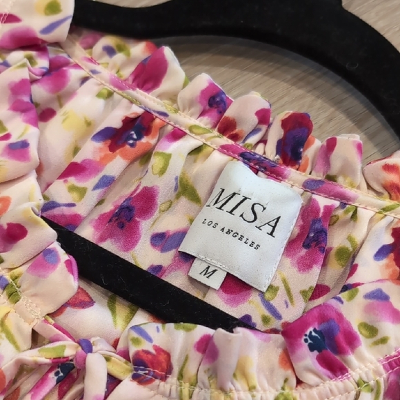 Misa LA Darla Floral Long Sleeve Dress - Picture 4 of 10